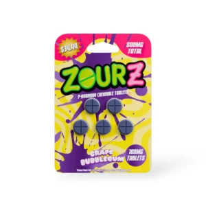 Zourz 7-Hydroxy Chewable Tablet Grape Bubblegum 100mg Per Tablet